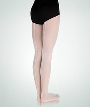 Body Wrappers A39 Women&#39;s S/M Classic Ballet Pink Backseam Convertible Tights - £14.18 GBP