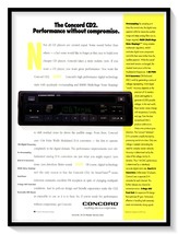 Concord CD2 CD Player Print Ad Vintage 1990 Magazine Advertisement Car S... - $9.70