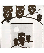 1930 Owl Silhouettes Arrell School Arts Magazine Page Ephemera Pattern D... - €17,37 EUR