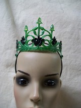Gothic Nightshade Fairy Tiara Evil Pixie Poison Ivy Toxic Flower Vine Ga... - $162.80 MXN