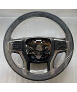 OEM factory original black leather silver syn steering wheel for some 19... - $3,117.03 MXN