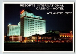 Resorts Atlantic City Casino Hotel Postcard New Jersey Boardwalk NJ Unposted - $7.84