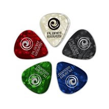 Planet Waves Assorted Pearl Celluloid Guitar Picks Pack of 10 - Extra He... - £11.29 GBP