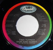 Tina Turner 45 RPM - Show Some Respect / Let&#39;s Pretend We&#39;re Married NM D7 - £2.96 GBP