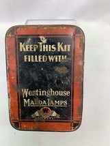 Vintage Westinghouse Mazda Tin Auto Lamps Advertising Automobilia - £11.01 GBP