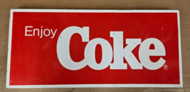 VINTAGE Coca Cola Sign Enjoy Coke  A - £125.74 GBP