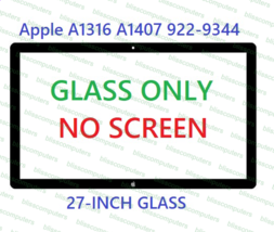 922-9344 922-9919 LCD Glass Panel LED &amp; Thunderbolt Display 27&quot; A1316 A1407 - $65.45