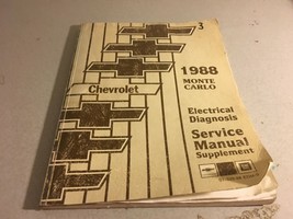 1988 Chevrolet Monte Carlo Electrical Diagnosis Service Manual - $15.99