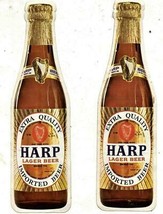 Harp Irish Beer 2 Bottle window Stickers - £7.90 GBP