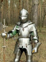 Larp Crusader Wearable Armor Medieval Gothic Vintage Knight Body Of Armour Suit - £943.64 GBP