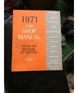 1971 Ford Car Volume 5 Shop MANUAL Vintage car automobile repair - $760.08 MXN