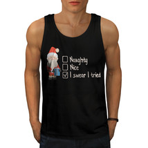 I Tried Funny Tee Christmas Men Tank Top - £10.27 GBP