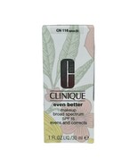 Clinique Even Better Makeup Foundation SPF 15 Evens Corrects 1oz CN116 S... - $318.35 MXN