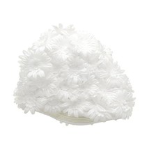 Fashy Women&#39;s Nylon Petal Cap - White  - $52.00