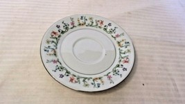 Crown Ming China, Susan Pattern Saucer Multi Colored Flowers 6&quot; Diameter - £19.93 GBP