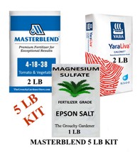 Masterblend 4-18-38 (5 lb)  Large Hydroponic Fertilizer Kit. FREE SHIPPING - $560.03 MXN