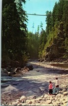 Postcard Capilano Suspension Bridge North Vancouver Canada - $6.88