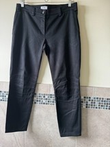 Moschino Black Cotton Blend Pants SZ 10 Made in Italy - $1,457.83 MXN