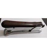 Vintage  ACE Liner Model 502 7.5” Desk Top Stapler Brown Marble Swirl Ba... - £7.63 GBP