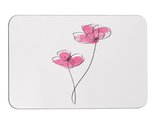 Mondxflaur Floral Non Slip Bathroom Mat for Shower Quick Dry Diatom Mud ... - $18.99