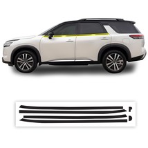 Fit Nissan Pathfinder 22 23 Window Side Chrome Delete Cover Decal Blacko... - £39.95 GBP