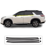 Fit Nissan Pathfinder 22 23 Window Side Chrome Delete Cover Decal Blacko... - £39.81 GBP