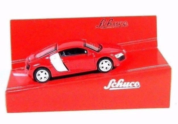 AUDI R8 COUPE RED SCHUCO 1:64 DIECAST CAR COLLECTOR'S MODEL,NEW - £18.49 GBP