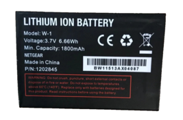 NEW Genuine 3.7V 6.66Wh 1800mAh Battery For NETGEAR W-1 - $269.22 MXN