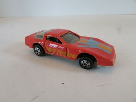 Diecast Car Road Champs 1985 Corvette Orange W/STRIPING - £2.88 GBP