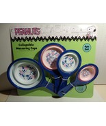 PEANUTS SNOOPY Collapsible Measuring Cups 4 PC Set NEW - £11.68 GBP