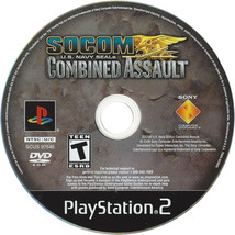 PS2 Socom Us Navy Seals Combined Assault Sony Playstion 2 Video Game DISC ONLY - £5.97 GBP