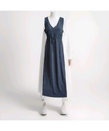 Fresh Produce Gray Summer Dress Sz Medium Twilight Flattering Style - $36.99