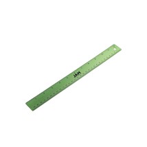 JAM Paper Stainless Steel 12&quot; Ruler Lime Green (347M12LI) - £18.78 GBP