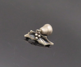 925 Sterling Silver Vintage Brooch Pin Damaso Gallegos Bell Jingles BP10563 - £60.70 GBP