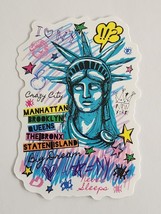 New York Graffiti Looking Multicolor Sticker Decal Super Cool Travel Theme Gift - £1.81 GBP