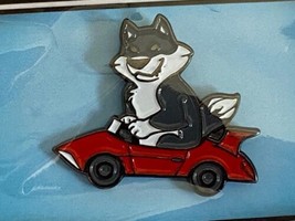 Fox in Red Convertible Car Loot Crate Box Exclusive Enamel Pin LE Lootpins - $11.29