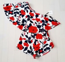 $130 DRA LOS ANGELES Clothing FLORAL One Piece ROMPER ( S ) Free Shipping - £58.55 GBP