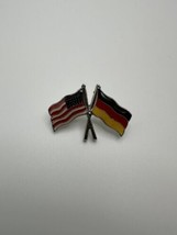 Vintage Germany America Flag Lapel Pin 3.6cm - £15.64 GBP