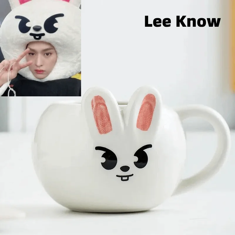 Stray Kids Lee Know Cup Kpop Mugs For Milk Coffee Large Capacity Diy Creative - £12.88 GBP+