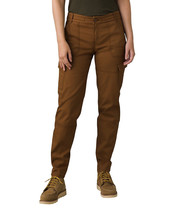 New NWT Womens 10 Prana Elle Cargo Pants UPF 50 Sepia Light Brown Water Repel - $147.51