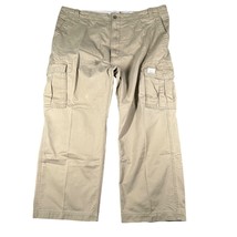 Levis Mens 44x32 Cargo Loose Straight Khaki Relaxed Pants Pockets Irregular - $21.99