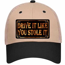 Drive It Like You Stole It Novelty Khaki Mesh License Plate Hat - £22.97 GBP