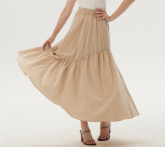 Any size linen skirt Flared skirt Elegant skirt Bohemian skirt TC01 - £23.38 GBP
