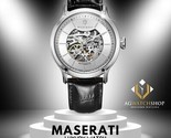 Orologio automatico da uomo Maserati Epoca con cinturino in pelle in... - $270.06