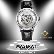 Orologio automatico da uomo Maserati Epoca con cinturino in pelle in... - £211.49 GBP