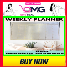 ✅???SALE??White Marble WALL CALENDAR Wall WEEKLY PLANNER???BUY NOW??️ - £39.86 GBP
