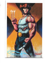 X-Men Wolverine Cowboy Logan - Comic Size print SIGNED by artist Sajad Shah COA - £23.22 GBP