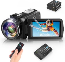 Video Camera Camcorder 2.7K 30Fps 36Mp 16X Vlogging Camera For Youtube 3.0Inch - £77.03 GBP