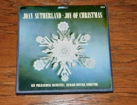 RARE! Joan Sutherland Joy of Christmas Music Carols 1965 Reel to Reel Tape NICE! - £8.87 GBP