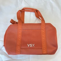 Victoria&#39;s Secret VSX Mesh Duffle Bag Tote Orange Weekender - $35.64